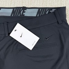 NEW Nike Flex Dri-Fit Mens 40 Black 10" Stretch Waist Performance Golf Shorts
