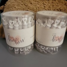 50 Count Mini Heart Bubbles Tubes Wedding  Party Favors with Wand for Guests