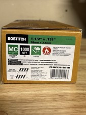 Bostitch Metal Connector Nails 1.5” X .131 (1000 Count) PT-MC13115G-1M