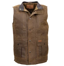Outback Trading Co. Men's Bronze Deer Hunter Waterproof Oilskin Vest
