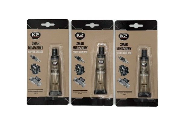 3X K2 B401 Kupferpaste Bis + 1090°C 20G Schmiermittel Kupferfett Montagepaste-image