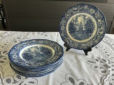 LIBERTY BLUE Staffordshire INDEPENDENCE HALL ...