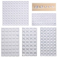 Cabinet Door Bumpers Clear Self Adhesive Noise Dampening Bumper Pads 272Pcs Sili