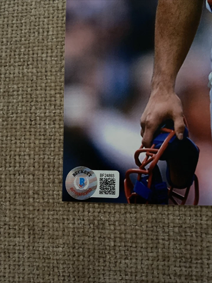 Ivan Rodriguez Texas Rangers Legend Signed 8x10 Photo Beckett BAS COA - Image 3 of 3