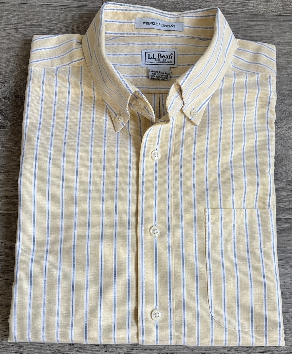 ll bean dress shirts review Men's Wrinkle-Free Pinpoint Oxford Cloth Shirt, Traditional Fit | Dress Shirts