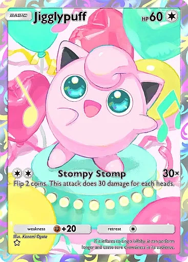 Jigglypuff Pokemon Card | eBay