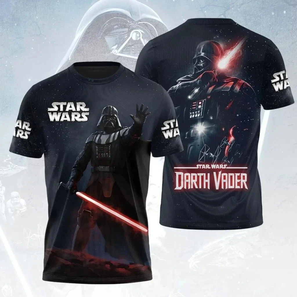 Dark Space Warrior 3D All Over Print T-Shirt Sci-Fi Galaxy Graphic Tee