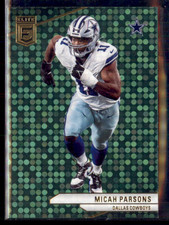 2024 Donruss Elite Green Disco Micah Parsons Cowboys 7