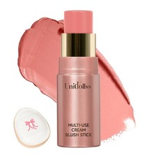 Waterproof Cream Blush Stick With Brush 3-in-1 For Cheeks Eyes Lips