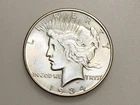 1934 $1 PEACE SILVER ONE DOLLAR GEM BU
