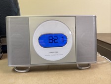 Memorex Digital Stereo Clock Radio AM/FM Dual Alarm CD Player MC7101 Tested