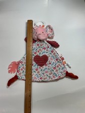 Elephant Lovey Plush Baby Toy Minky