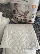 Bedlore Twin Waterproof Mattress Pad 2 Pack