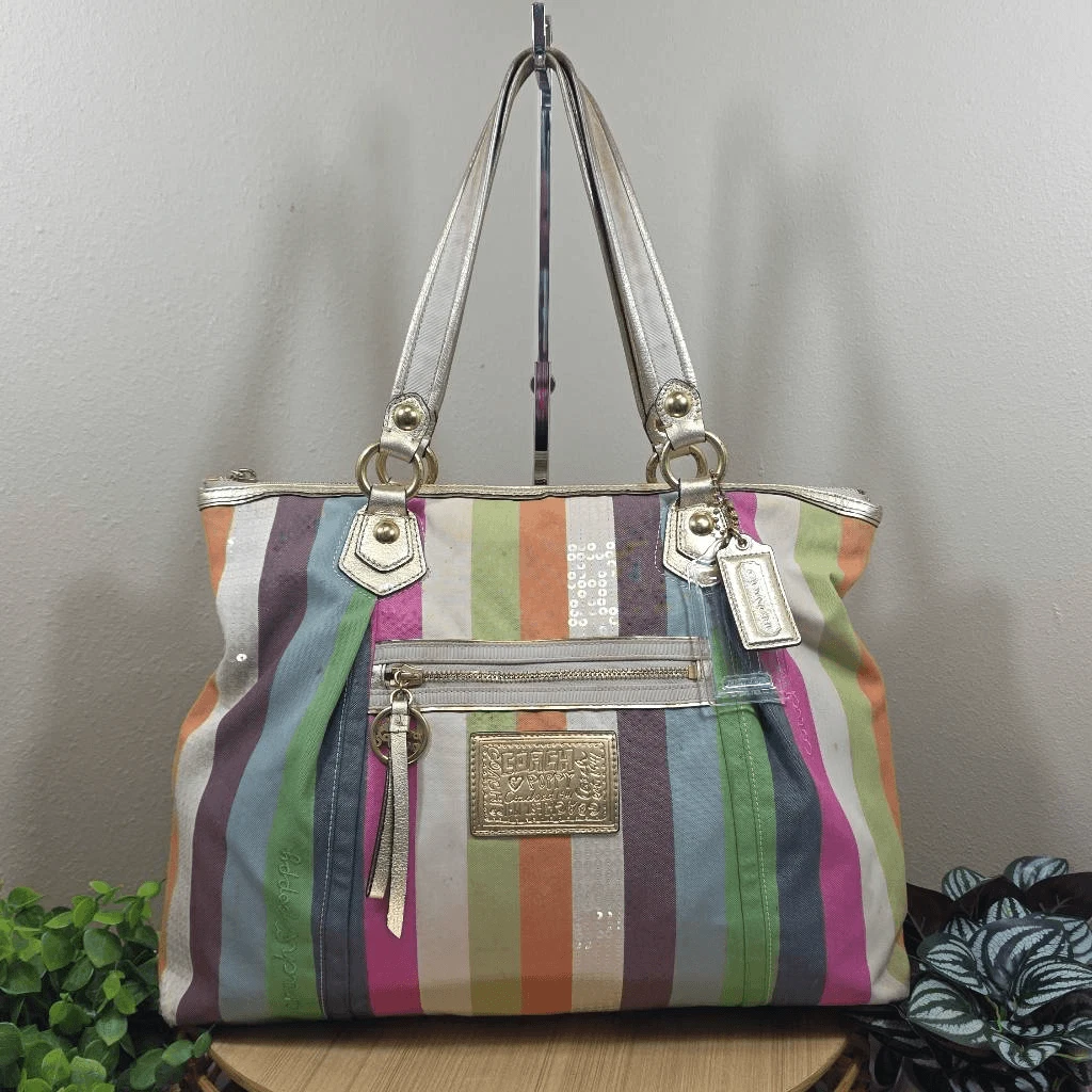 コーチCOACH Poppy Sequin Patchwork handbag Coach Poppy Sequin Bags & Handbags for Women for sale - eBay