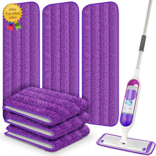 6 Pack Reusable Mop Pads for Swiffer Powermop, Power Mop Pads 13''-15' Microf...