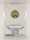 Cook Islands 2022 $20 1/10 Oz Gold Reagan Legacy Eagle Proof Coin PCGS PR70 FS