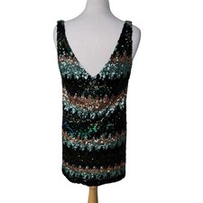 Sezane BRIDGET DRESS SEQUINS 80S Size 40/ large / US8