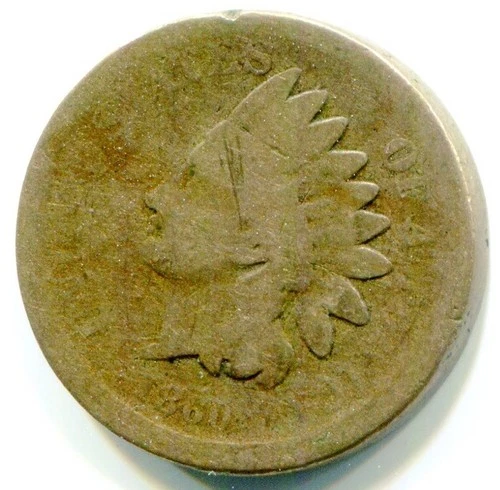 1860 INDIAN HEAD CENT / PENNY !!  Copper Nickel