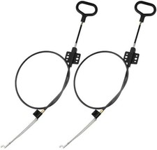 2PCS 38.5 D-Ring Release Handle Pull Recliner Cable Replacements Release Pull...