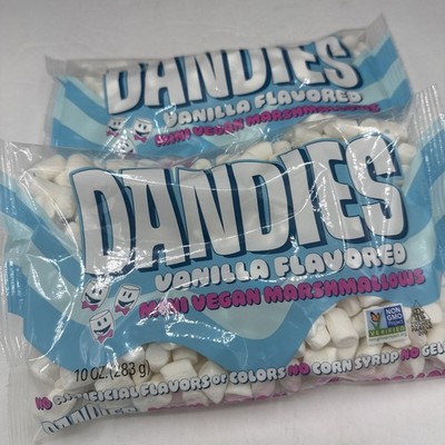 2 Dandies Vegan Mini Marshmallows Vanilla 10 Oz Guaranteed Fresh