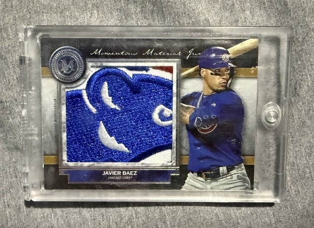 Javier Báez Topps Game Used CUBS HEAD SUPER RARE