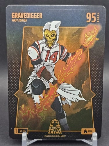 Stefon Diggs GRAVEDIGGER BF-174 Bo Jackson Battle Arena Update Battle Foil Fire