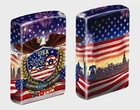 Colorful Multisided  USA 250th Anniversary Zippo Lighter