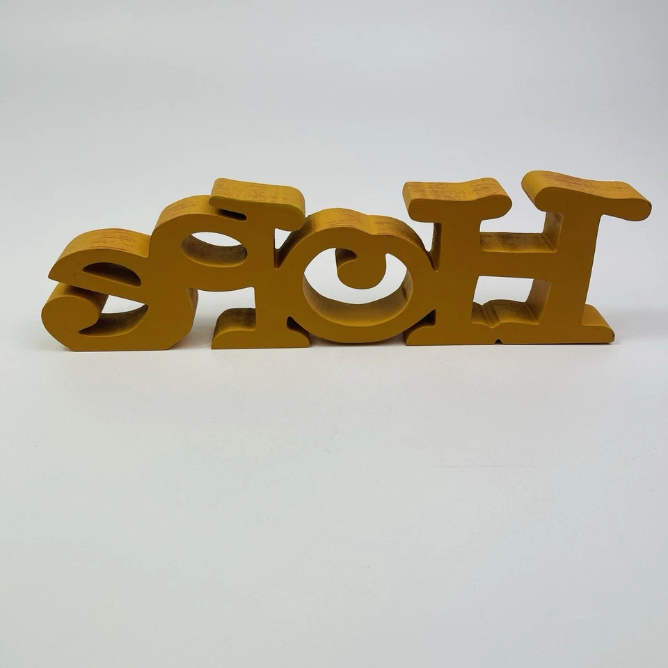Holiday Wood Hope Sign Home Decor Decorative Wooden Cutout Word Tabletop Decor - Image 2 of 4