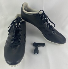 Adidas Sprintstar Track Shoes Mens Sz 10 Black Low Top Spikes ART B37502 w/ Tool