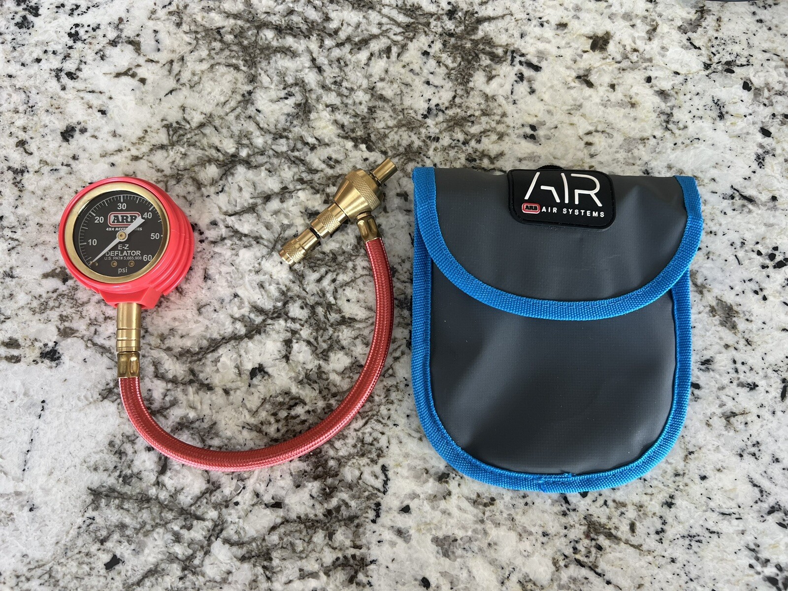 ARB ARB505 Deflator Kit 1060 PSI Tire Pressure Gauge Rapid Air Down