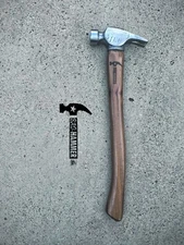 Restored Unmarked Californian Curved Bad-Hammer 2.3lb, 18.5in Heartwood Hickory