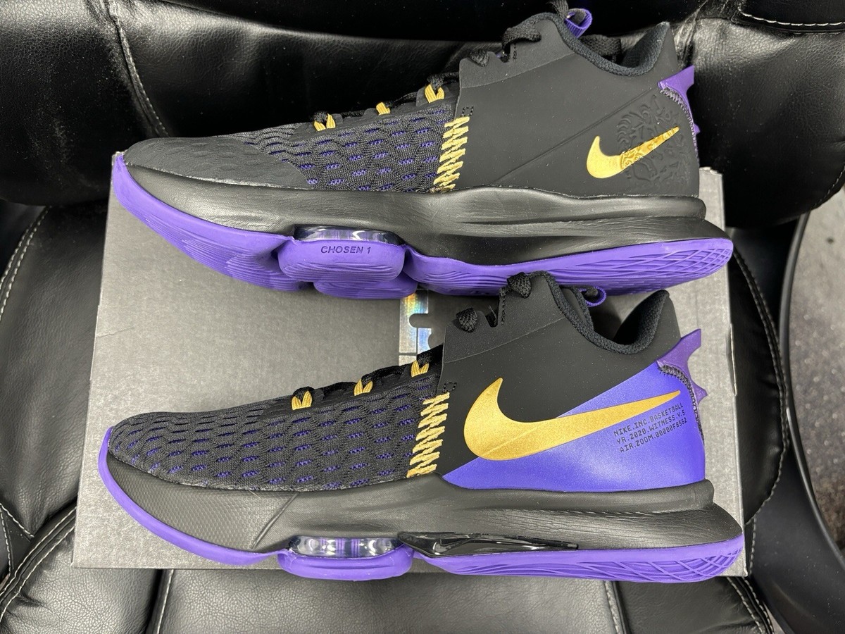 バッシュNike LeBron Witness 5 Lakers（27cm） Nike LeBron Witness 5 Lakers CQ9381-001 Release Date - SBD