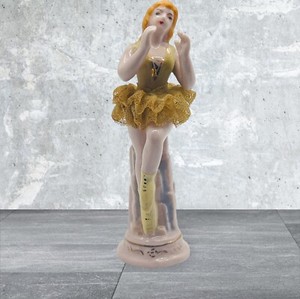 バレリーナ フィギュア ゴールド Vintage Ballerina Figurine | eBay