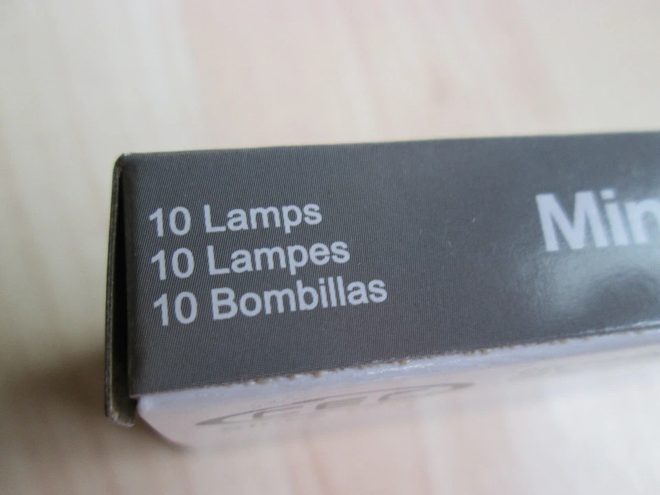 (10) CEC 7,500hr Light Bulbs BA9s Bayonet 12V 5W Incandescent Instrument #E46H - Image 4 of 4