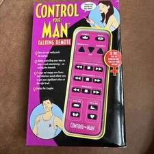 Talking Remote Gag Gift For Women- "Control Your Man"  18 Hilarious Phrases New