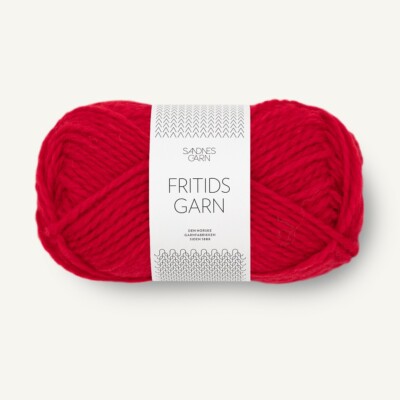 FRITIDSGARN von SANDNES GARN - RØD (4120) - 50 g / ca. 70 m Wolle