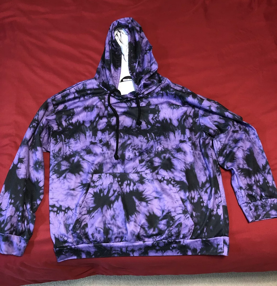 Purple tie dye hoodie 2025