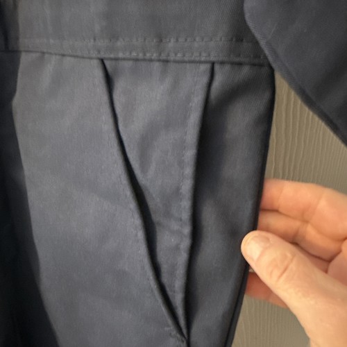 NWT Red Kap Mens Twill Navy Blue Coverall Mechanics Workwear Size 42 Regular - Picture 8 of 10