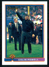 1991 Bowman - Colin Powell Throws out the First Pitch - #533