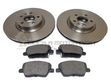 Fiat Tipo 1.3 1.4 2016-2020 Front 2 Brake Discs & Pads Set (check size 284mm)