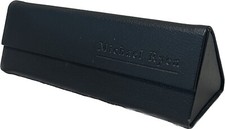 Michael Ryen Black Triangular Foldable Eyeglass Case Sunglass Magnetic Textured