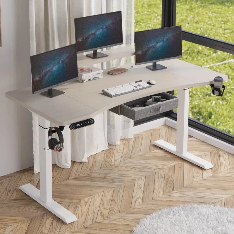 Curve table for office deals