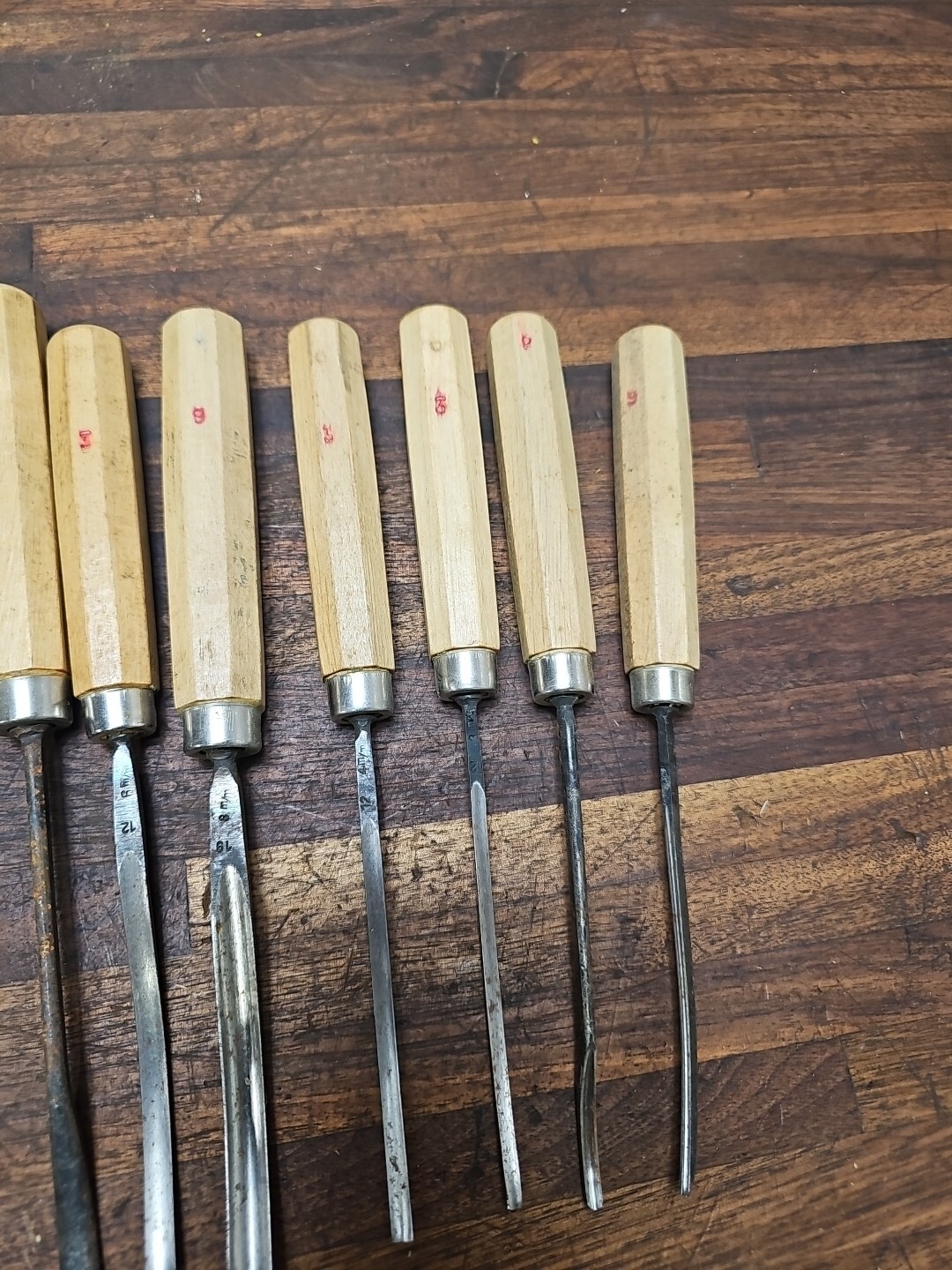 K289 GERMAN Made Wood Carving Chisel Set of 13 eBay