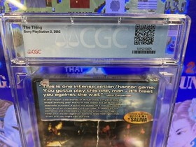 2007 PS2 The Thing Graded CGC 9.8 A+ Sealed Playstation 2 BRAND NEW Top Pop!