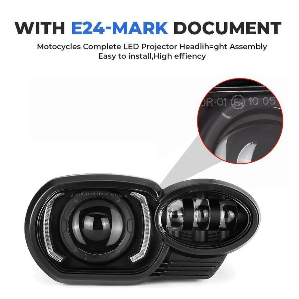 1X Faro LED Alto/Bajo DRL para 2005-2009 K1200R 2010 2011 2012 2013 K1300R Foto 3 de 4