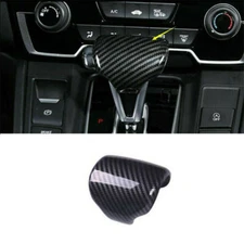 Central Console Gear Shift Knob Head For Honda CR-V 2017-2022 ABS Carbon Fiber