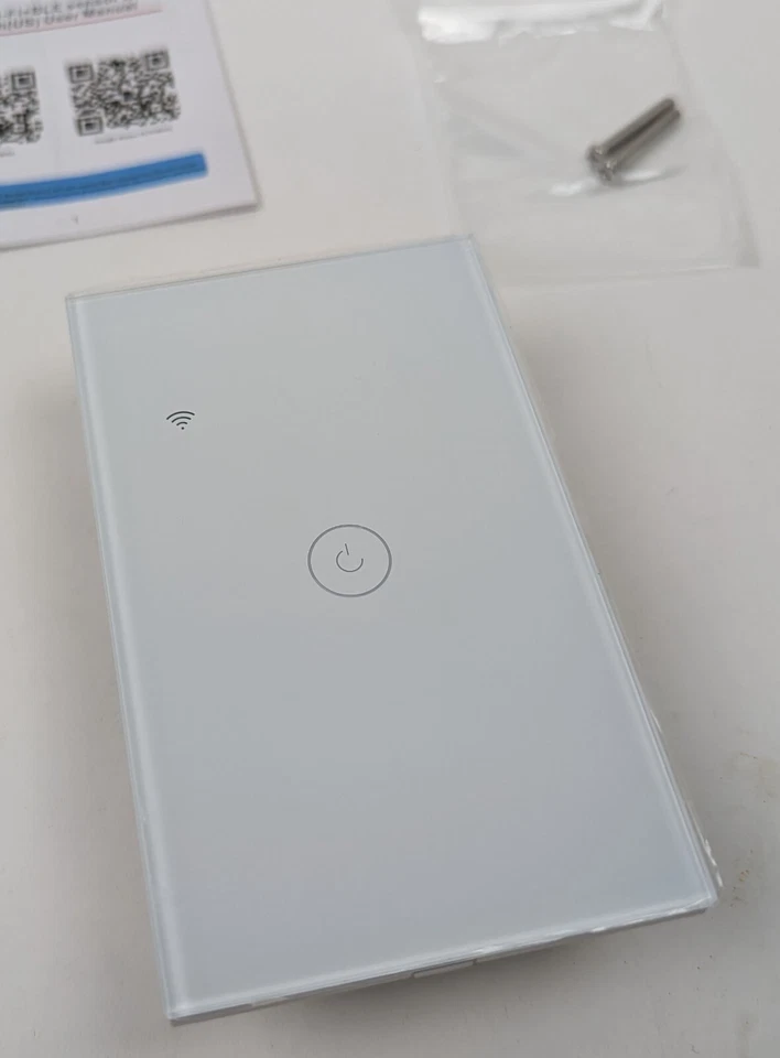 5 BSEED DS-121 Smart Touch Light Wall Switch 1 Gang WiFi Switch 100-240V NEW - Image 2 of 4