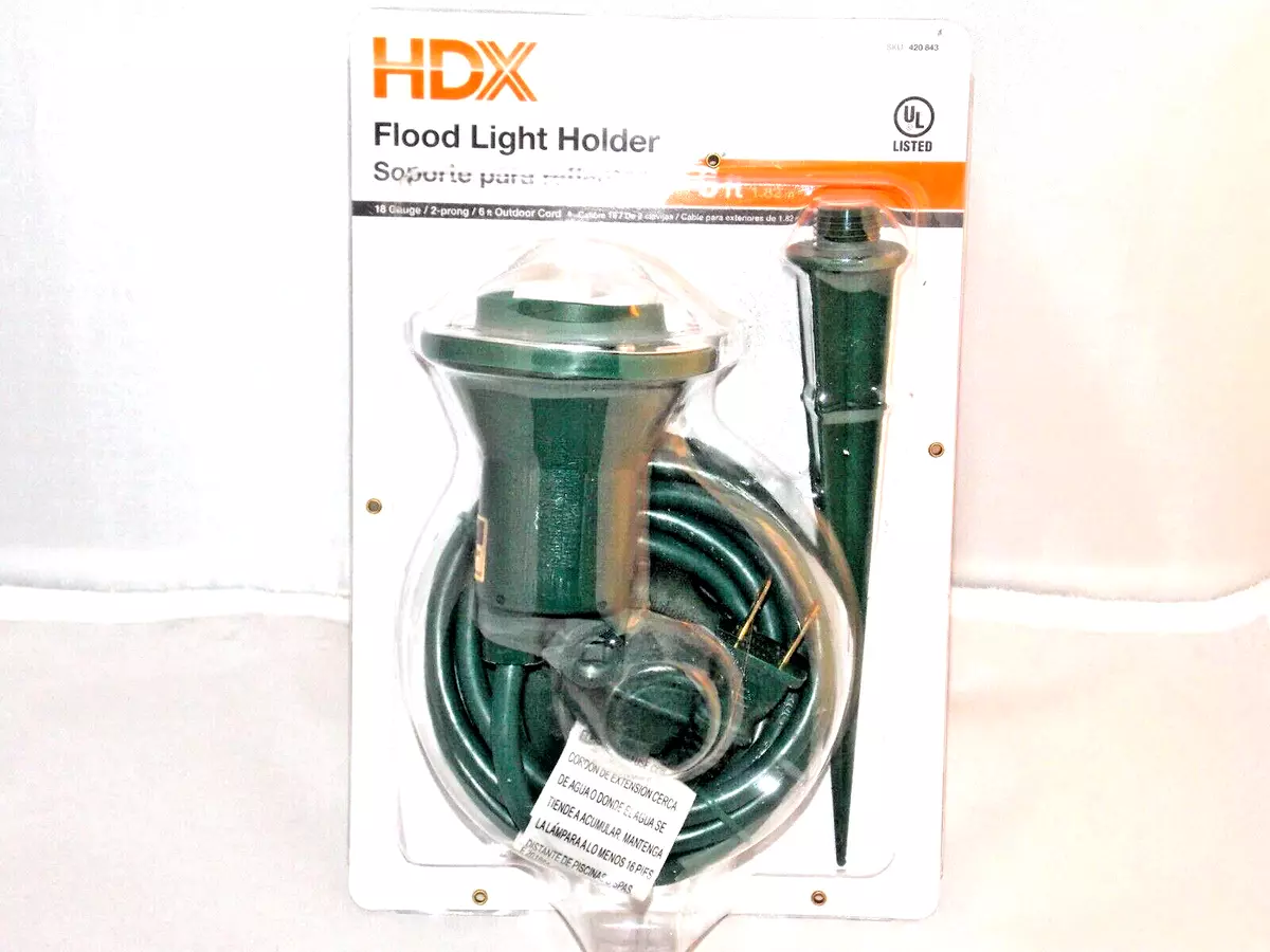 Flood on sale light holder