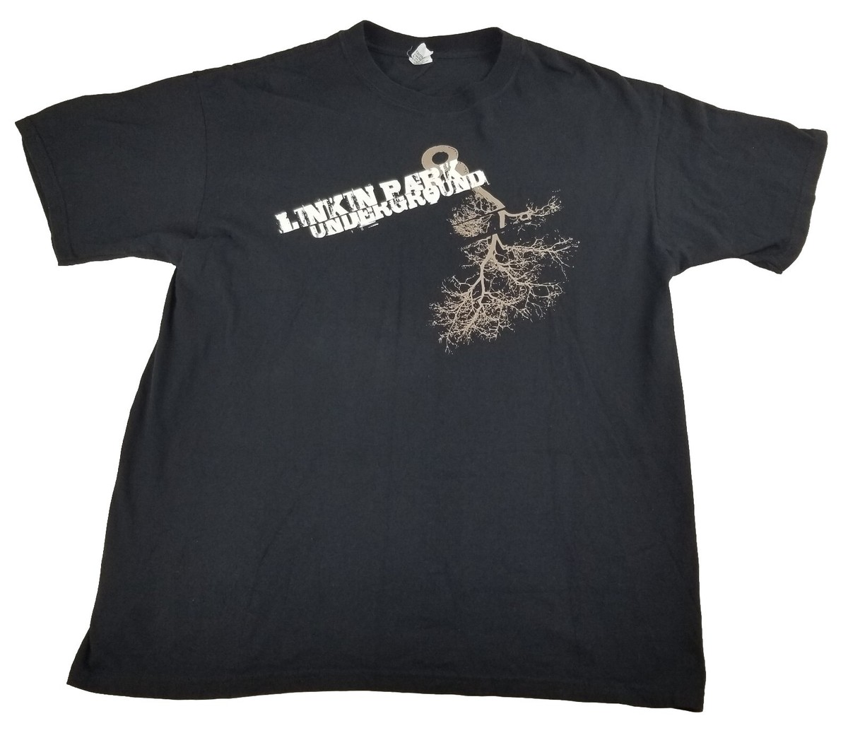 7SM1 【LINKIN PARK】00’s aanvil USA製　Tシャツ Linkin Park Underground T Shirt Sz XL On Anvil Tag Black