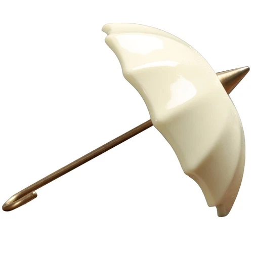 Creative Filter Net Porcelain Umbrella Design Ceramic Strainer To Filter Tea New - Picture 8 of 20